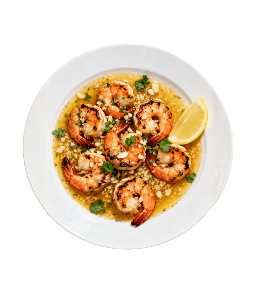 Royal Garlic Butter Prawns
